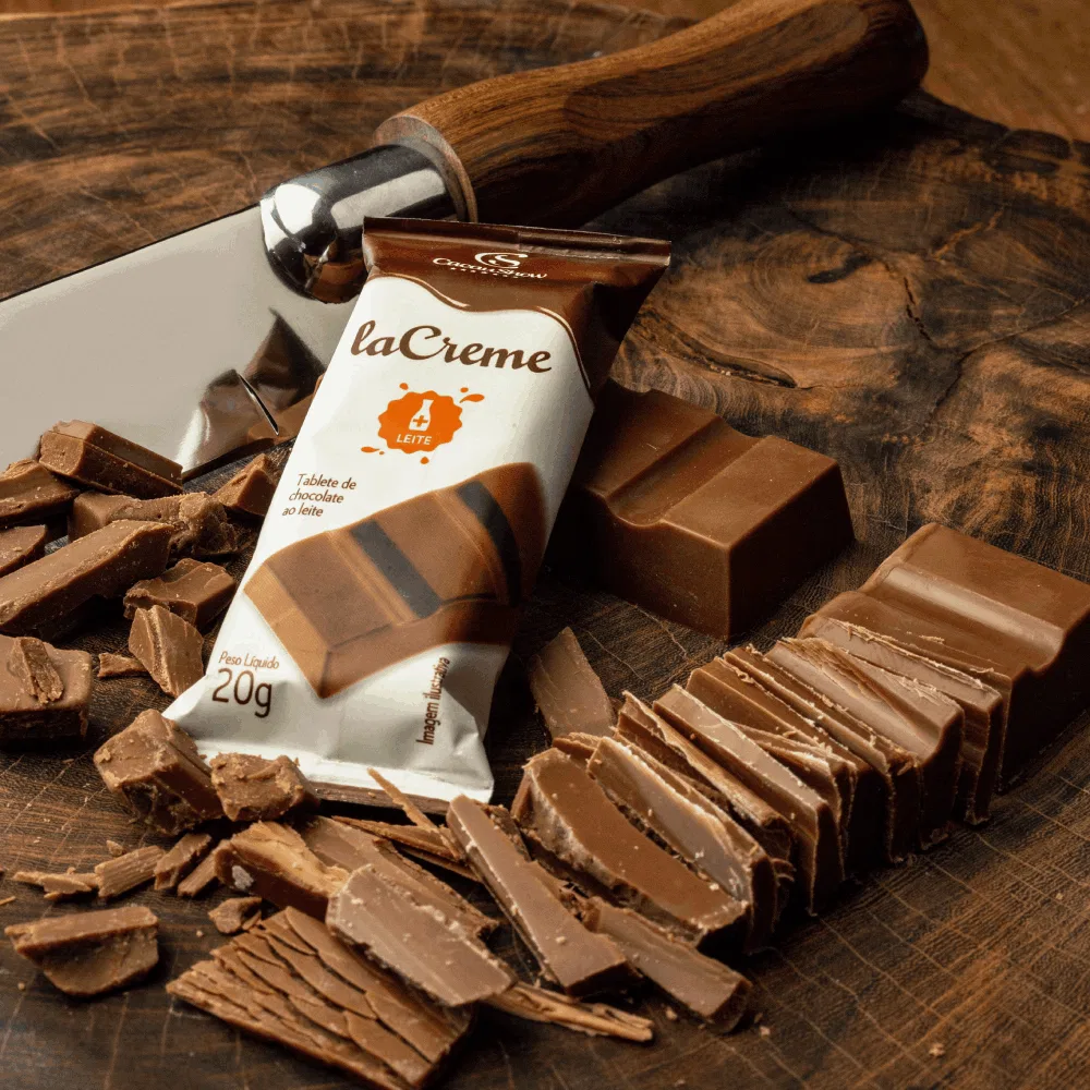 Tablete laCreme de Chocolate ao Leite 20g - foto 2