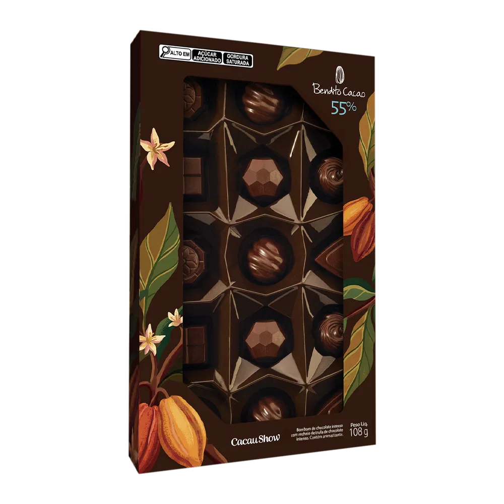 Caixa de Bombons Mini Show Bendito Cacao 108g - foto 1