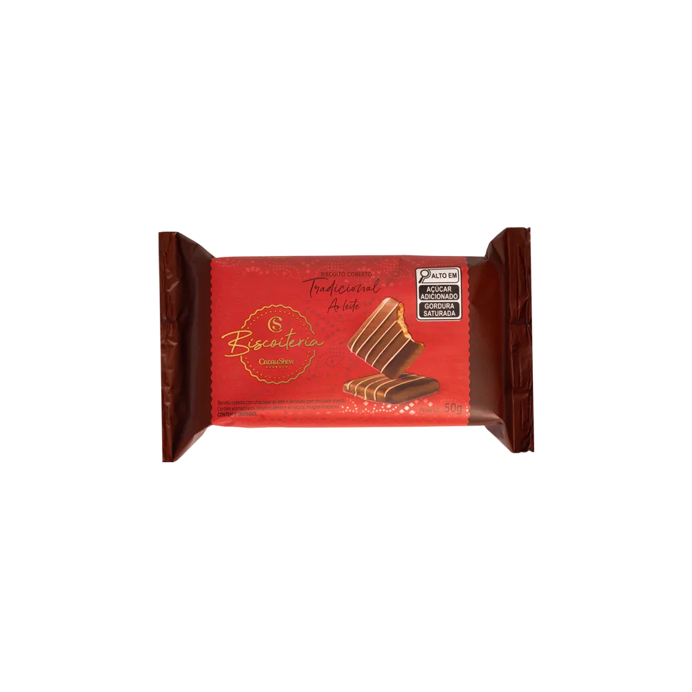 Biscoito Tradicional ao Leite 50g - foto 1