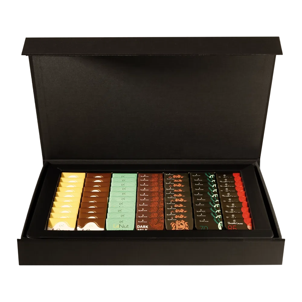 Caixa de Tabletes 7 Chocolates 350g - foto 2