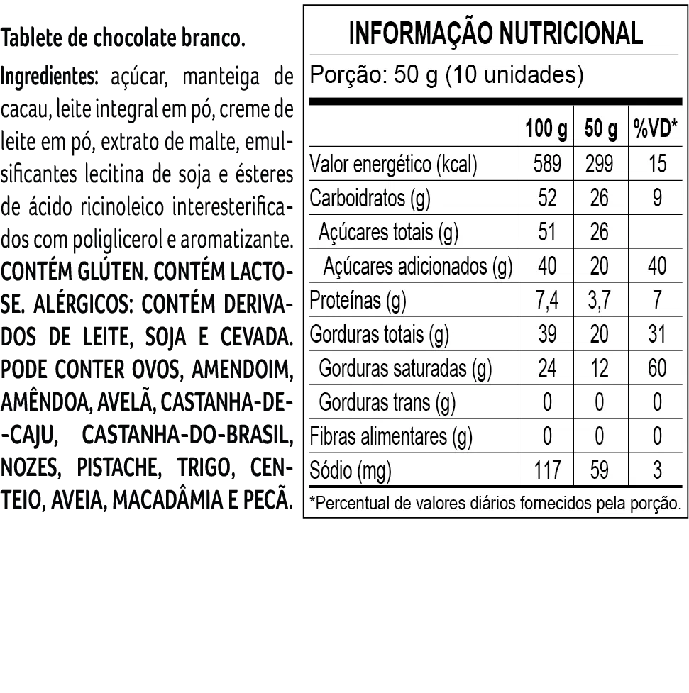 Caixa de Tabletes 7 Chocolates 350g - foto 3