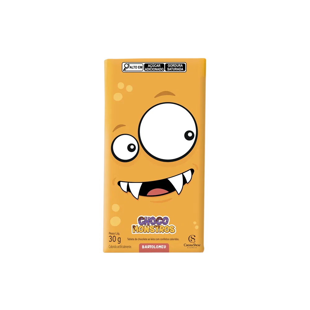 Tablete de Chocolate ao Leite Chocomonstros 30g - foto 4