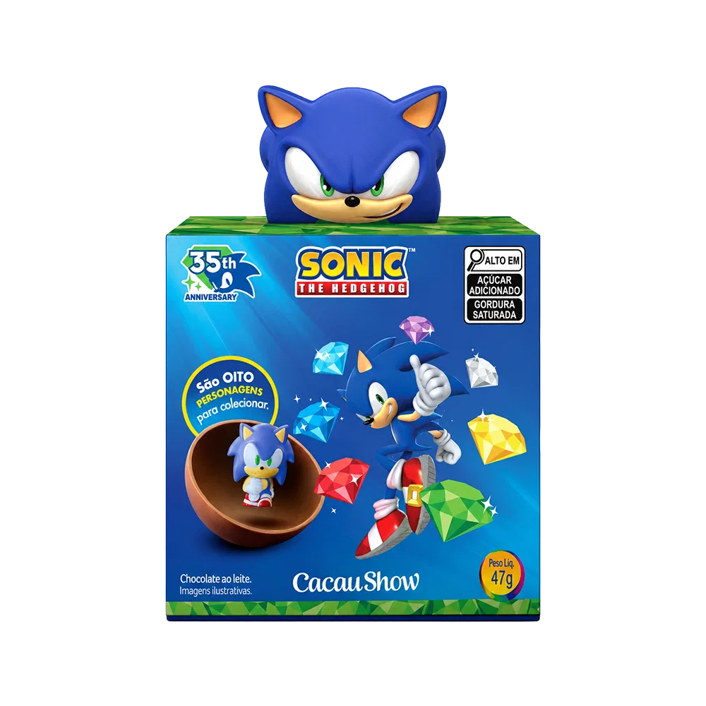Caixa Surpresa do Sonic 47g - foto 1