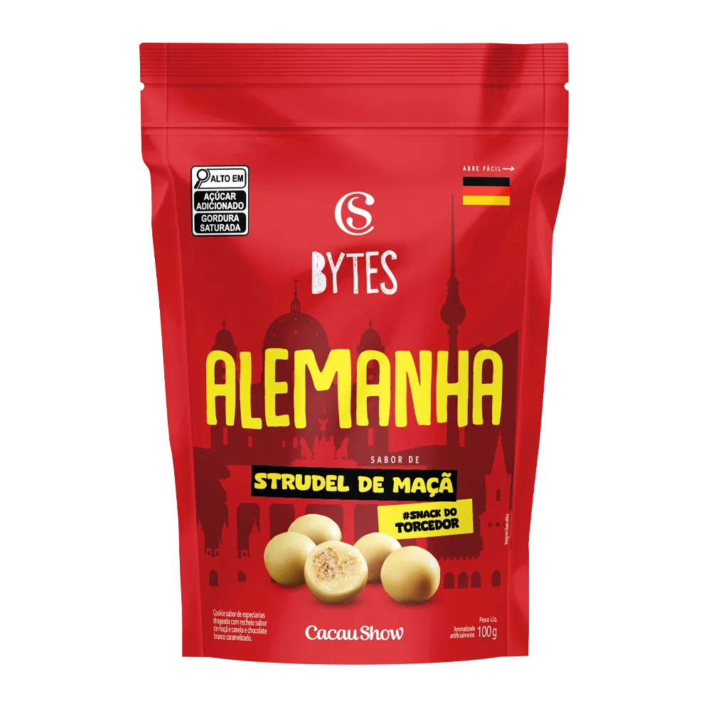 Drageado Bytes Alemanha Strudel de Maçã 100g - foto 1