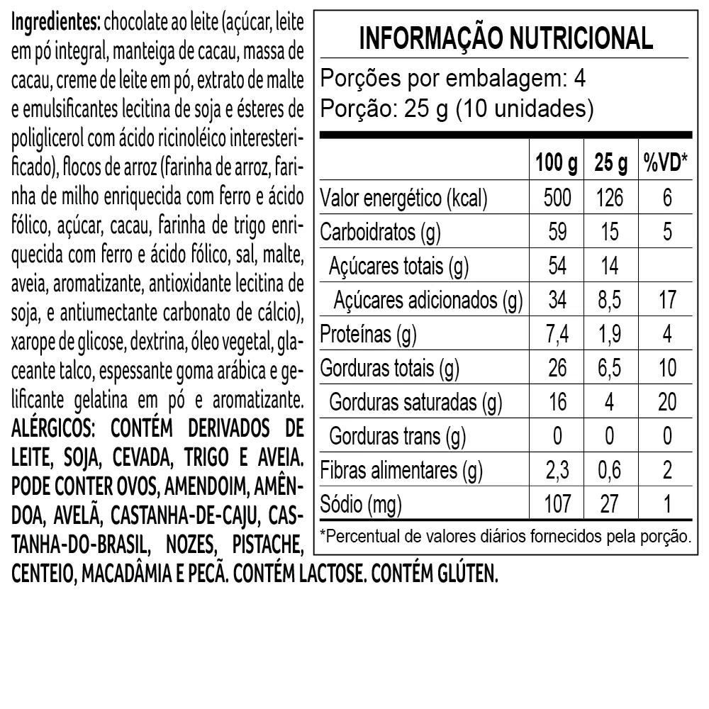 Drageado Bytes de Chocolate ao Leite e Pimenta México 100g - foto 3