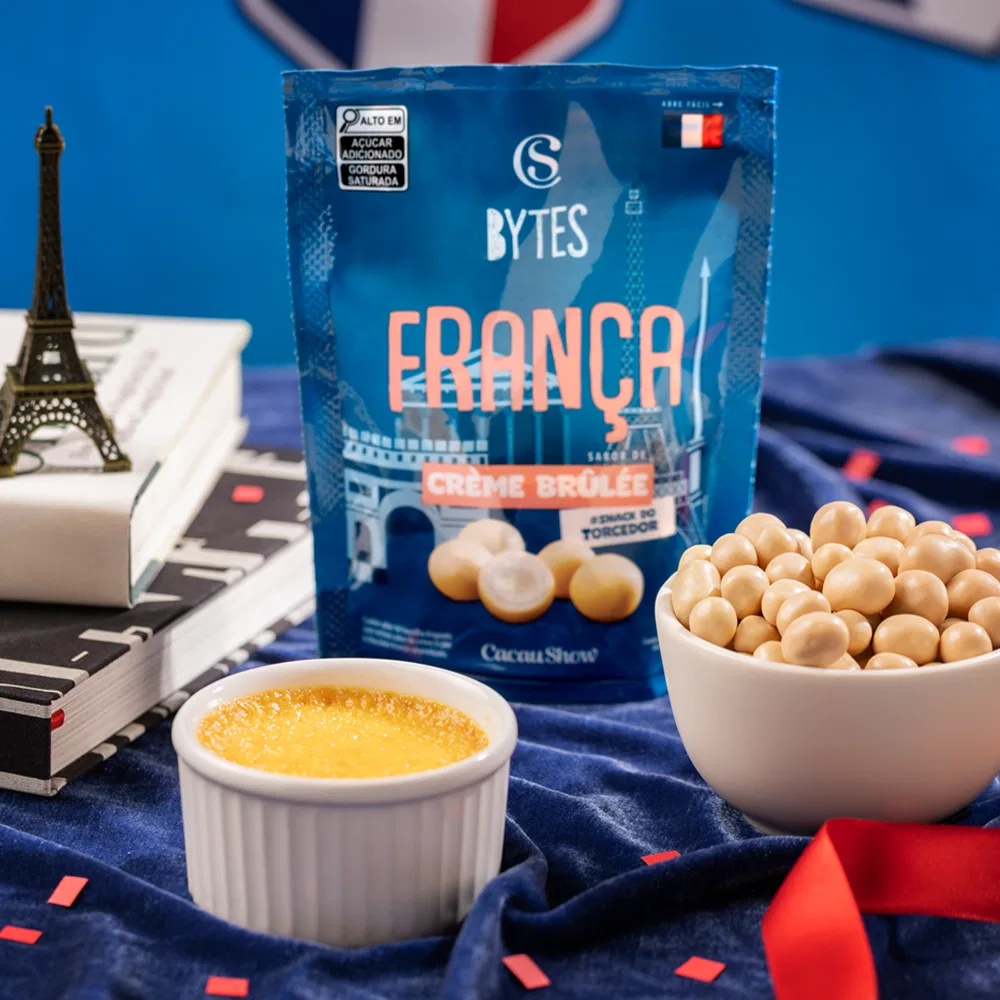 Drageado Bytes Crème Brûlée França 100g - foto 2