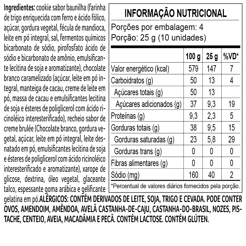Drageado Bytes Crème Brûlée França 100g - foto 3