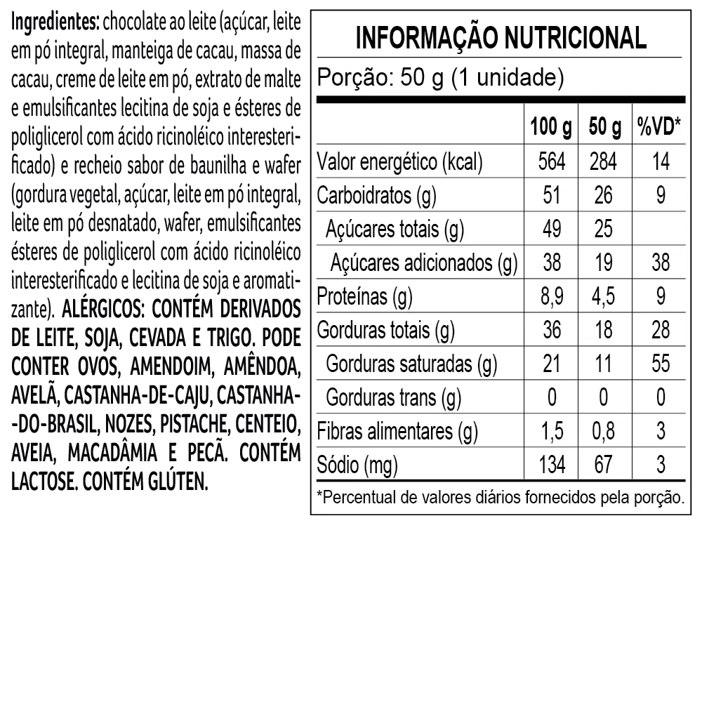 Tablete Dreams Mil-Folhas 50g - foto 2