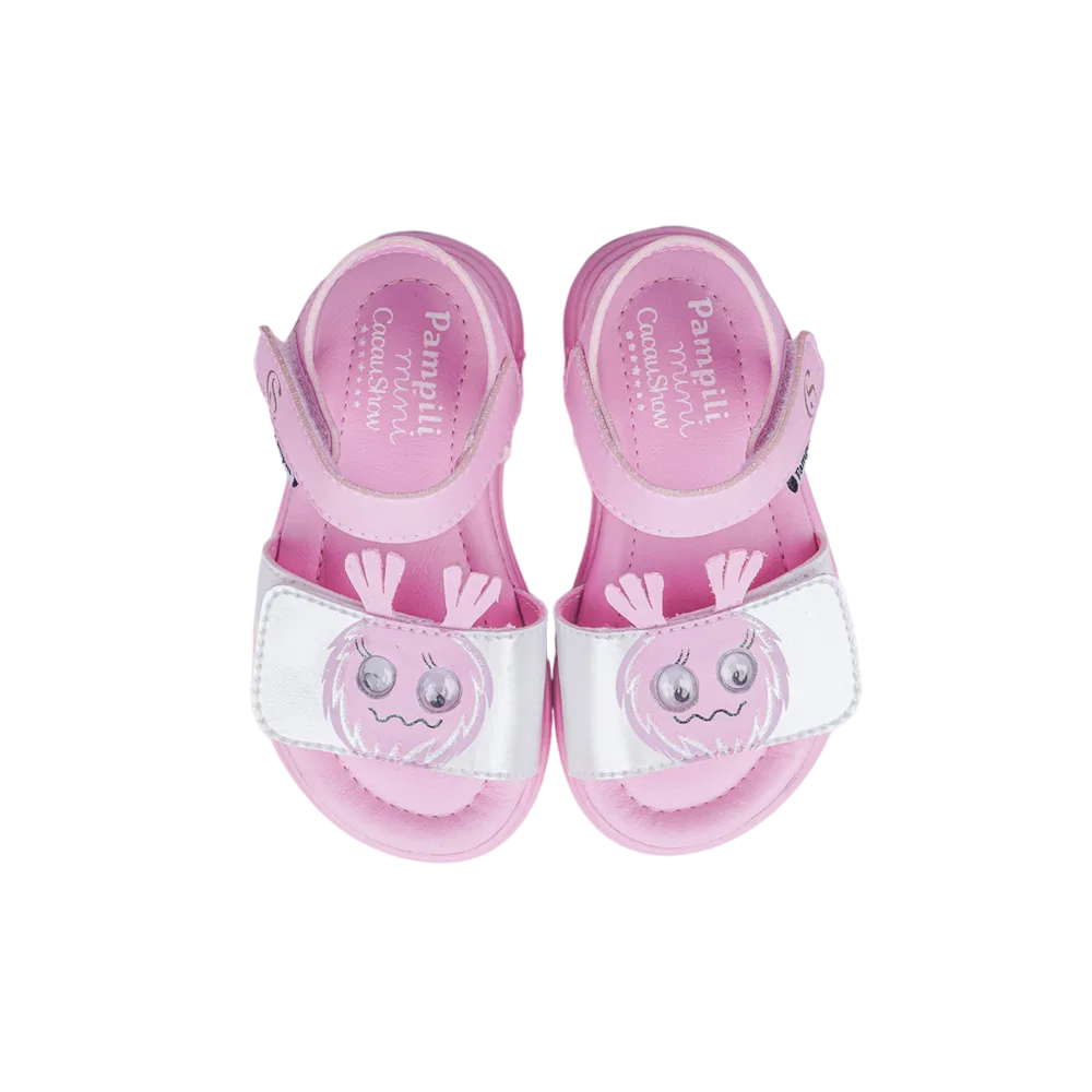 Sandália Infantil Pampili Chocomonstros Claudete Rosa - foto 5